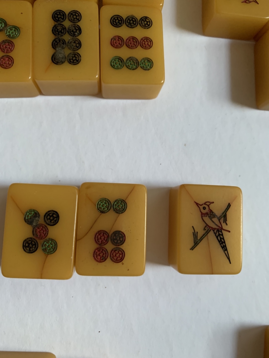Vintage Mahjong Set with Case from Hong Kong circa 1950 - photo 3
