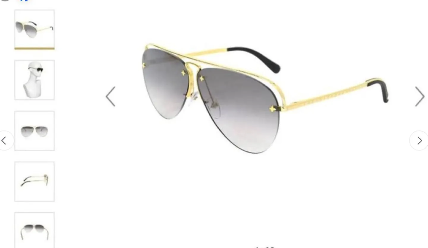 Louis Vuitton Aviator Sunglasses image indicator(2)