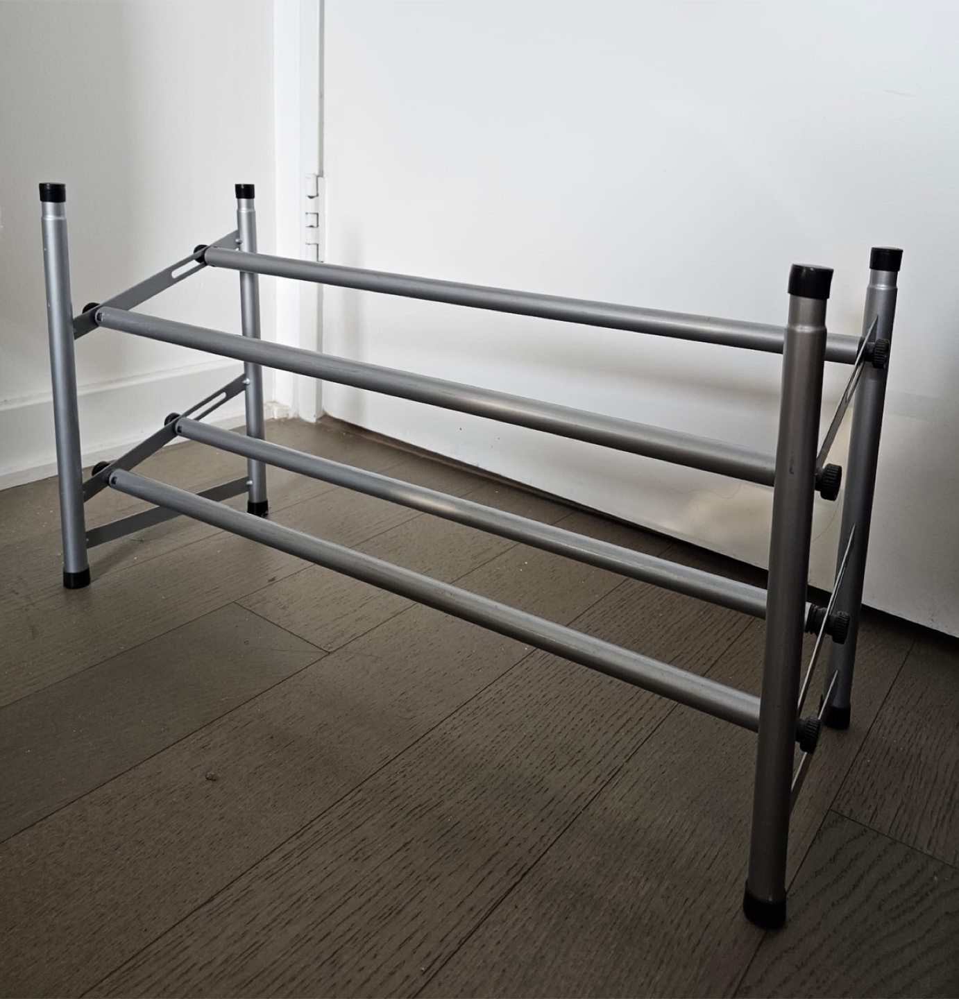2-Tier Standing Shoe Rack (Expandable and Adjustable)