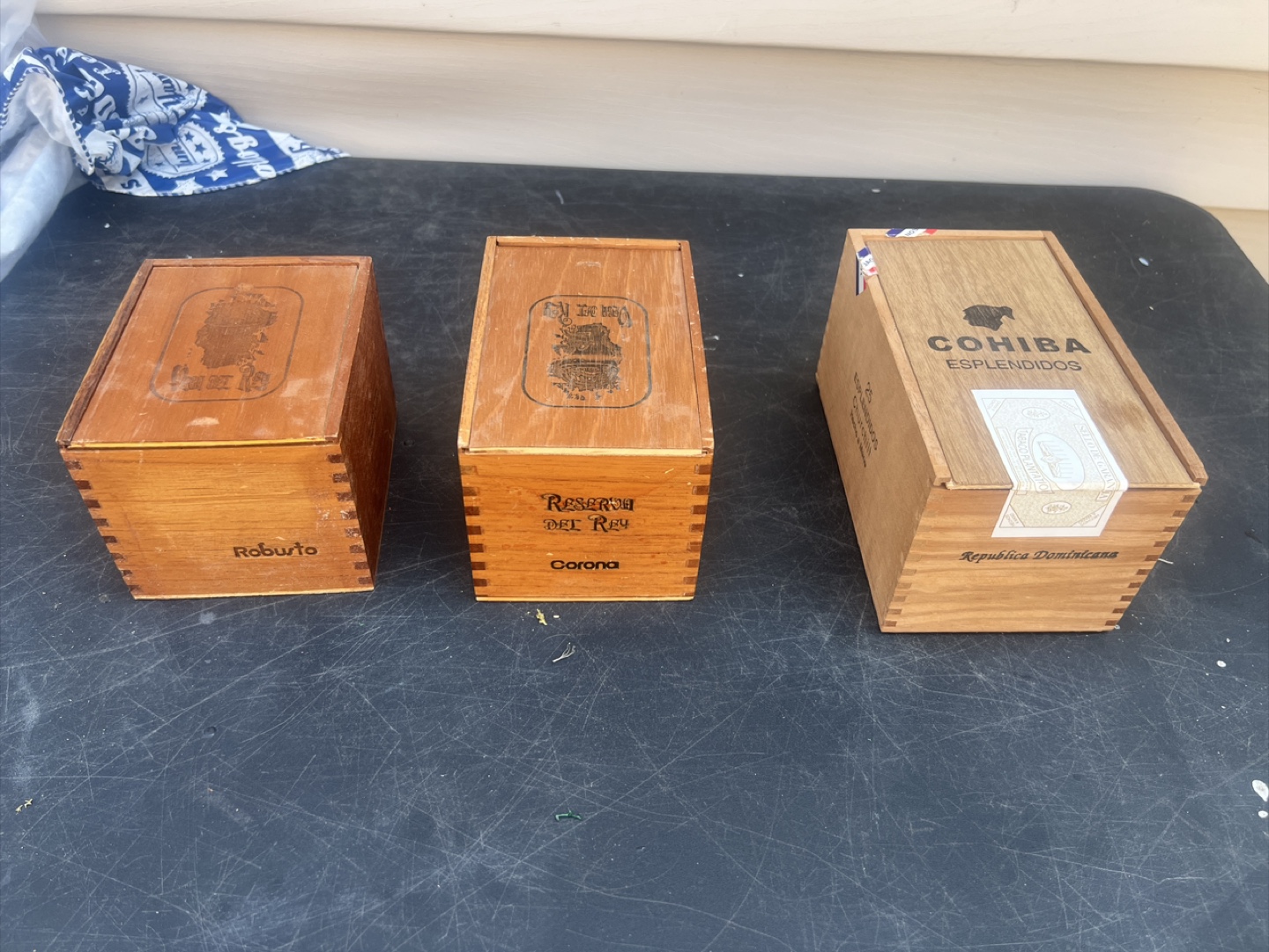 Cohiba Esplendidos Corona Cigar Box lot of 3