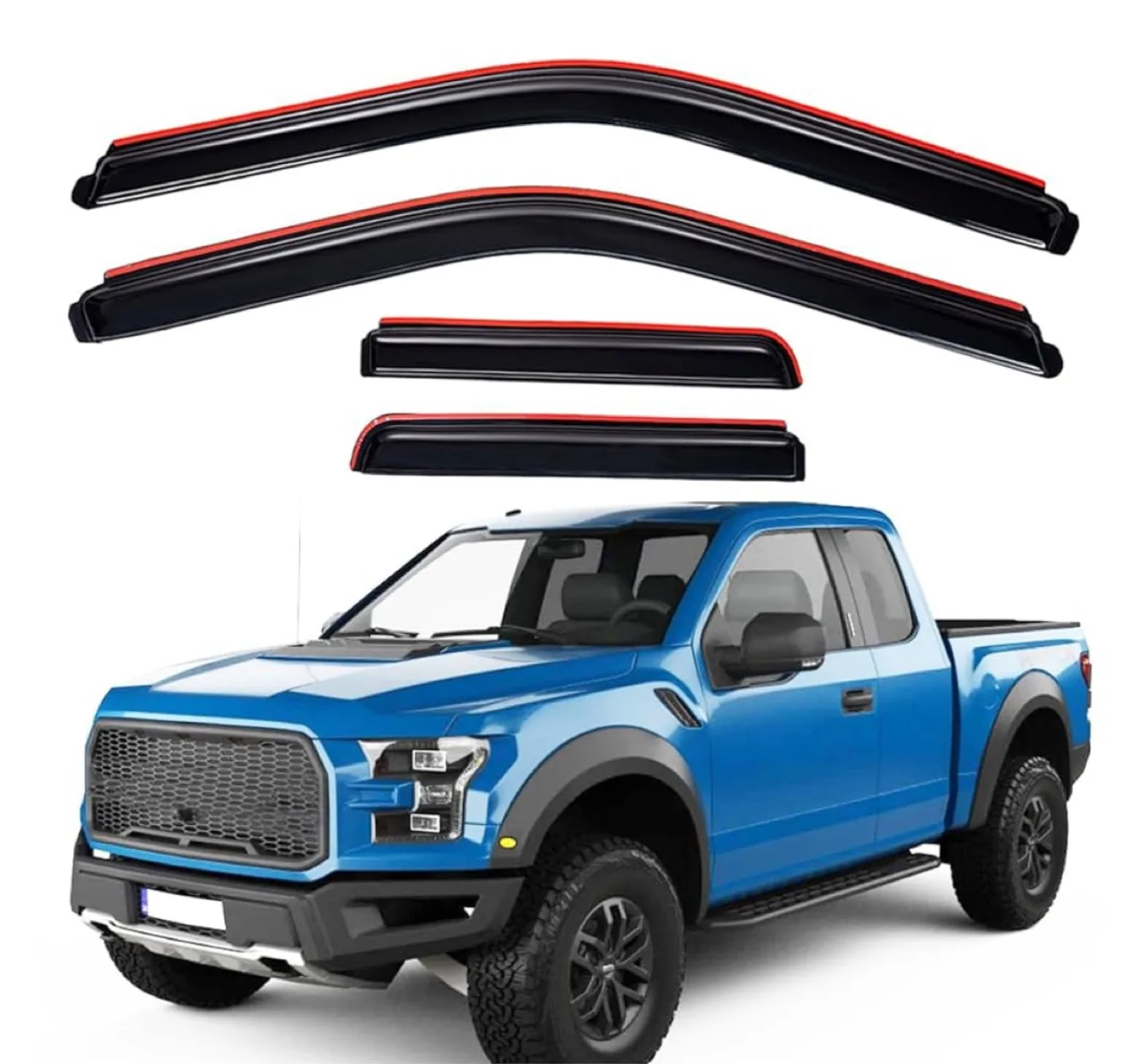 Ford F-150 Super Cab Window Visors thumbnail