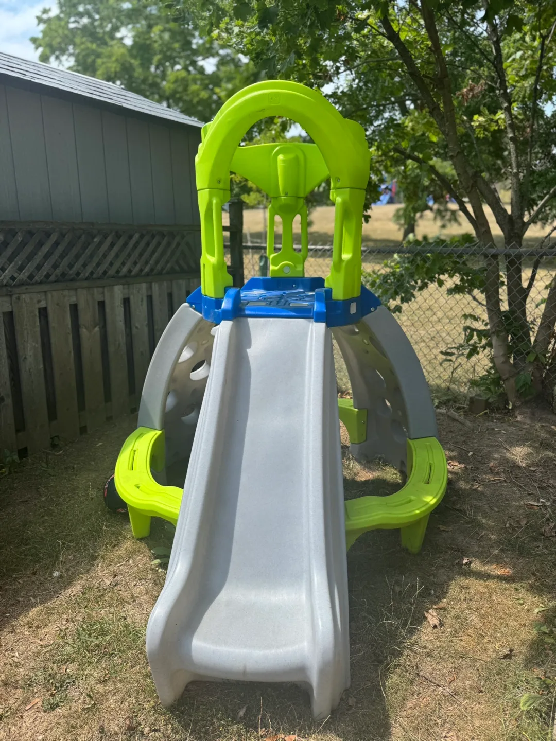 Kids Slide - Green/Grey image indicator(3)