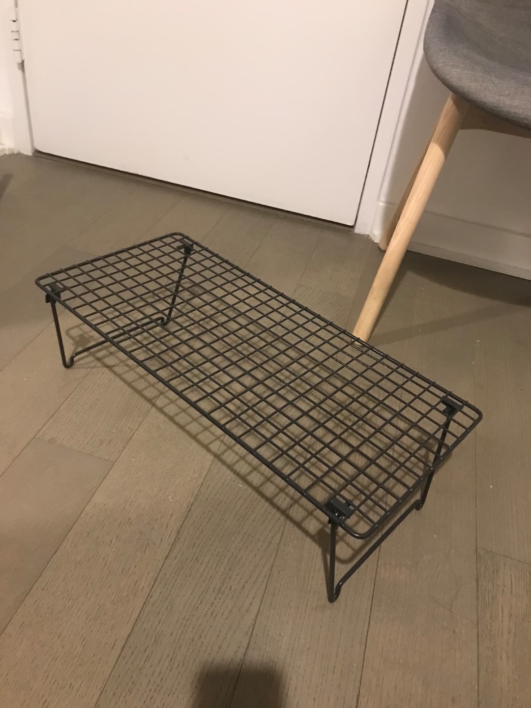 Black Metal Kitchen Shelf Organizer