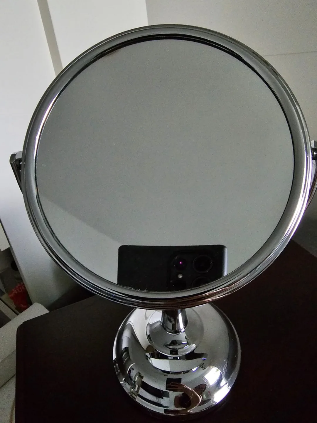 Chrome Vanity Makeup Mirror Magnifying image indicator(2)
