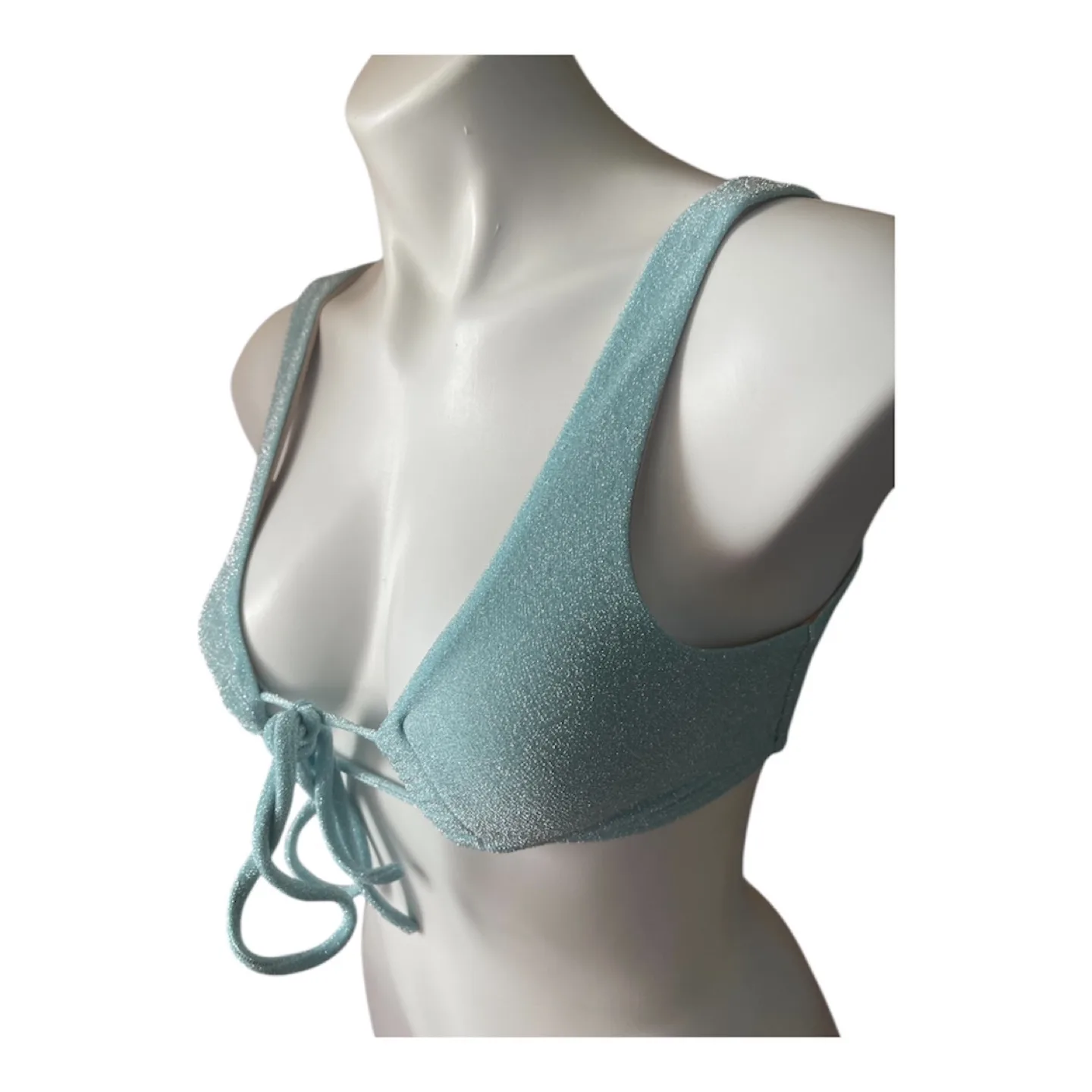 NWT Vintage 2000s Y2K Bikini  Push Up Top XS/S image indicator(4)