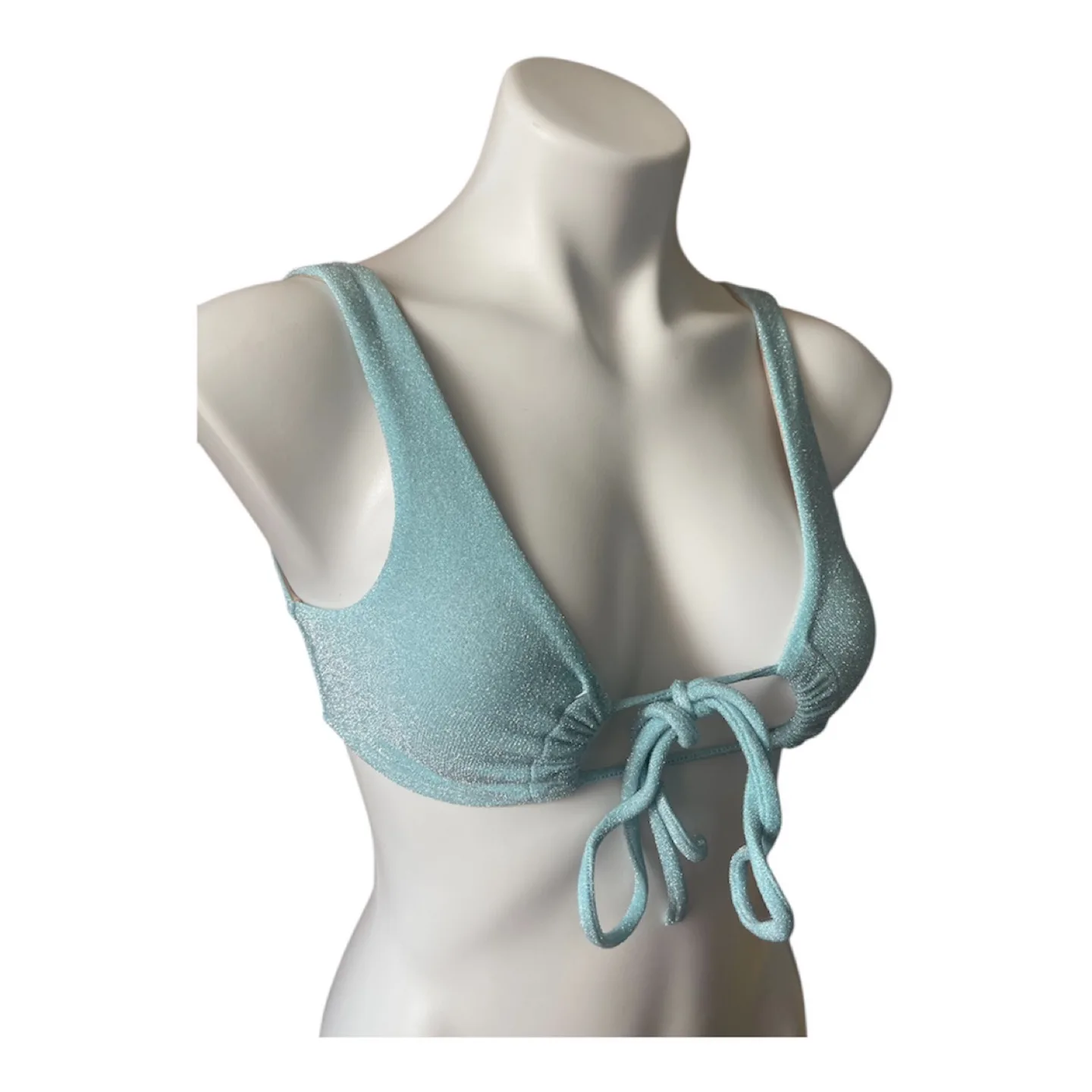 NWT Vintage 2000s Y2K Bikini  Push Up Top XS/S image indicator(2)