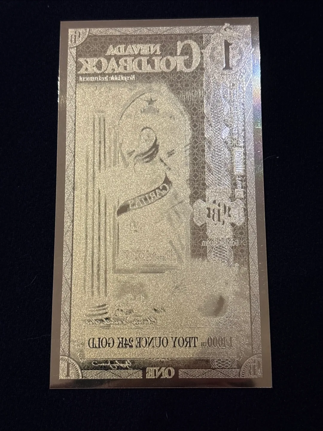 Nevada Goldback Negotiable Instrument (1/1000) image indicator(2)