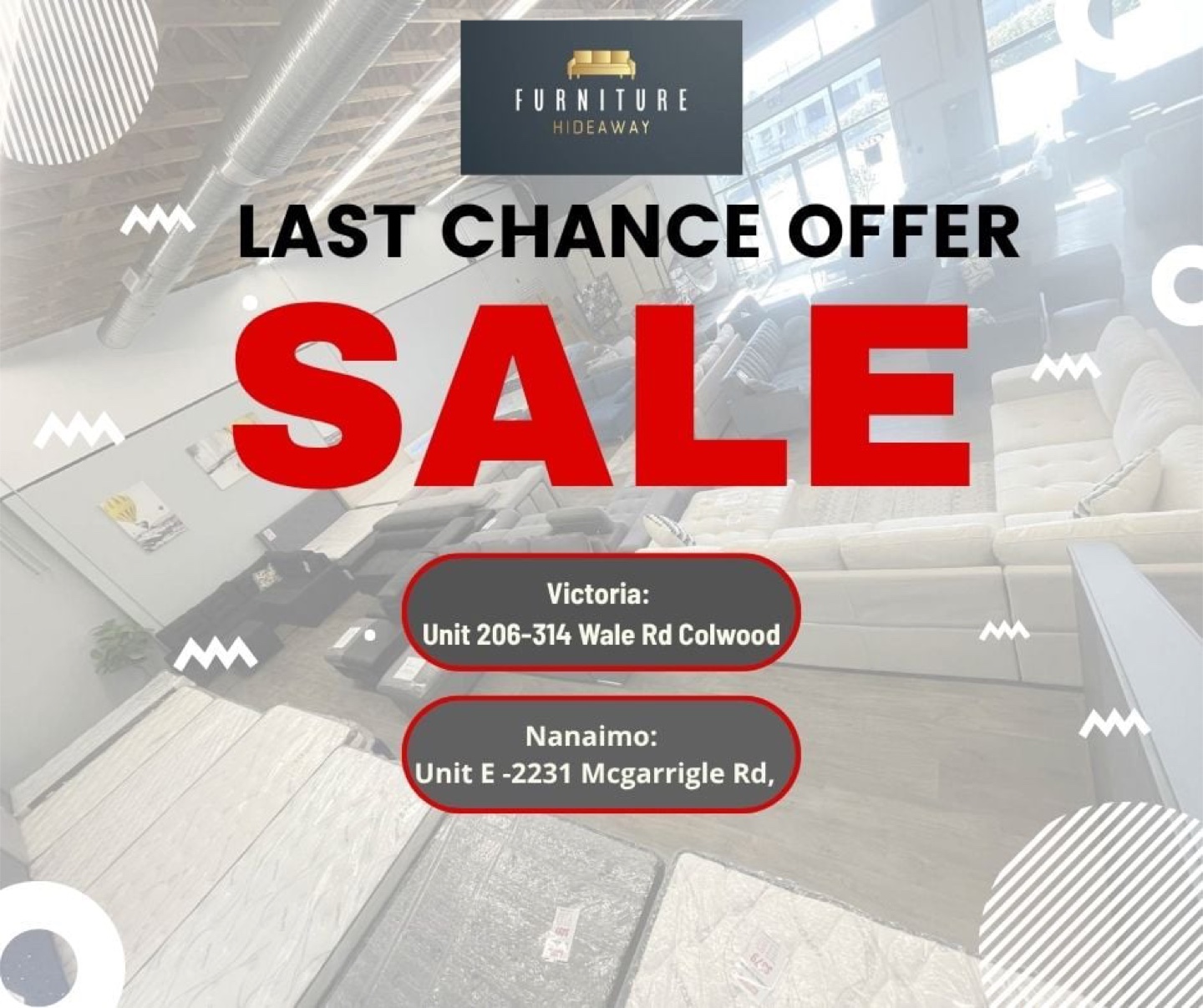 🌟 FLASH SALE – TODAY ONLY! 🌟 PATIO SET + SLEEPER COUCH