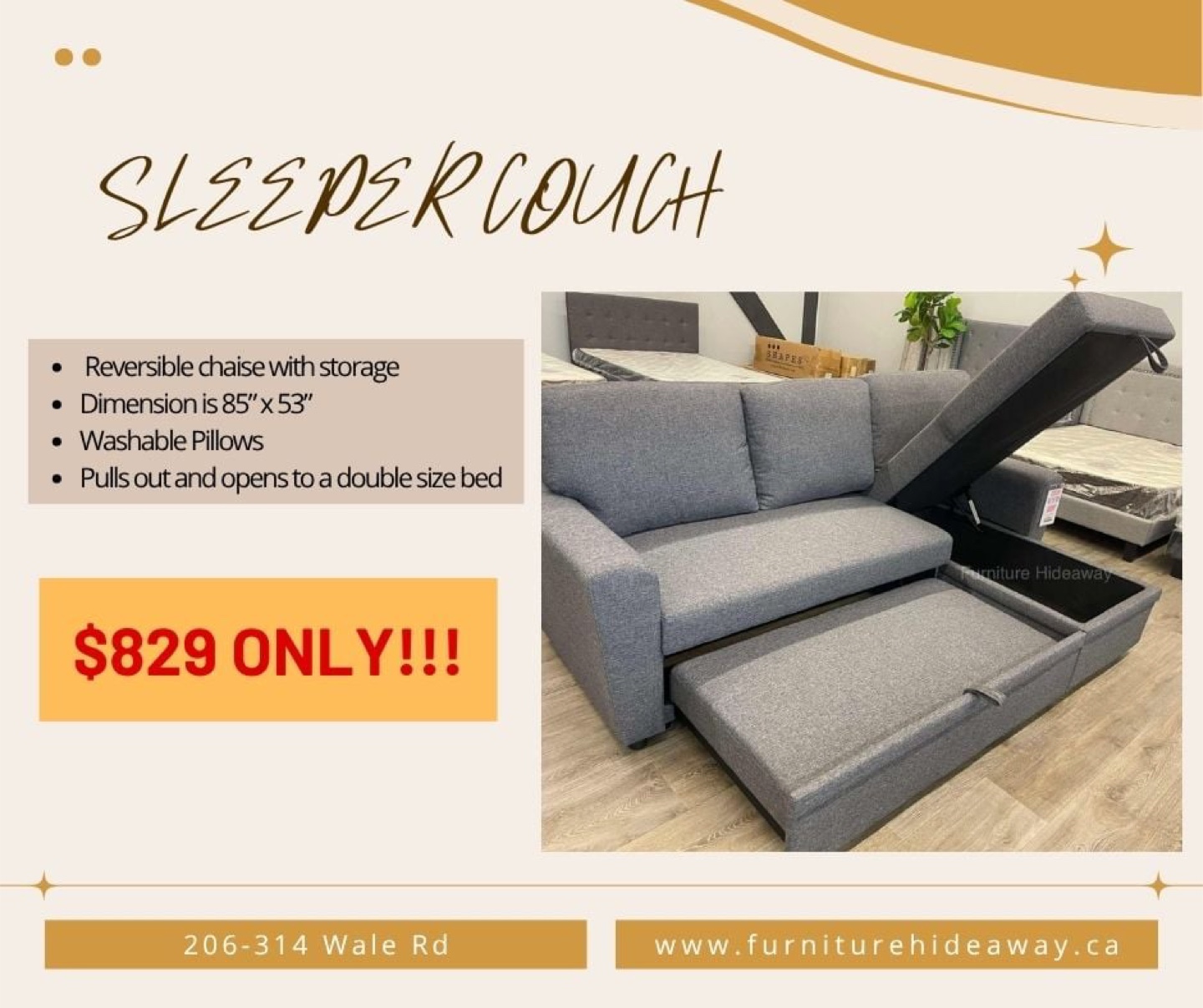 🌟 FLASH SALE – TODAY ONLY! 🌟 PATIO SET + SLEEPER COUCH - photo 4