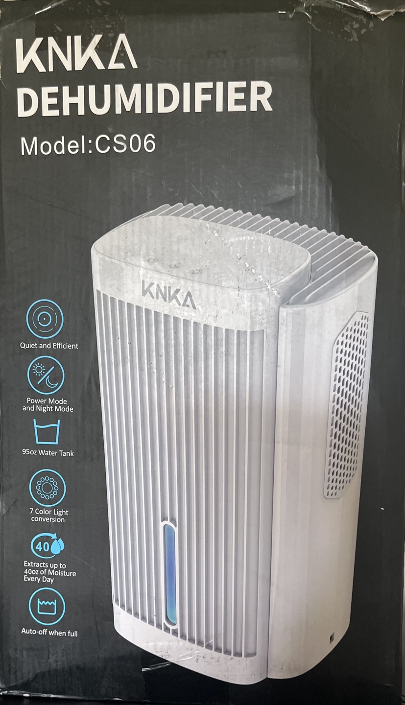 KNKA CS06 Dehumidifier - Like New! - photo 4