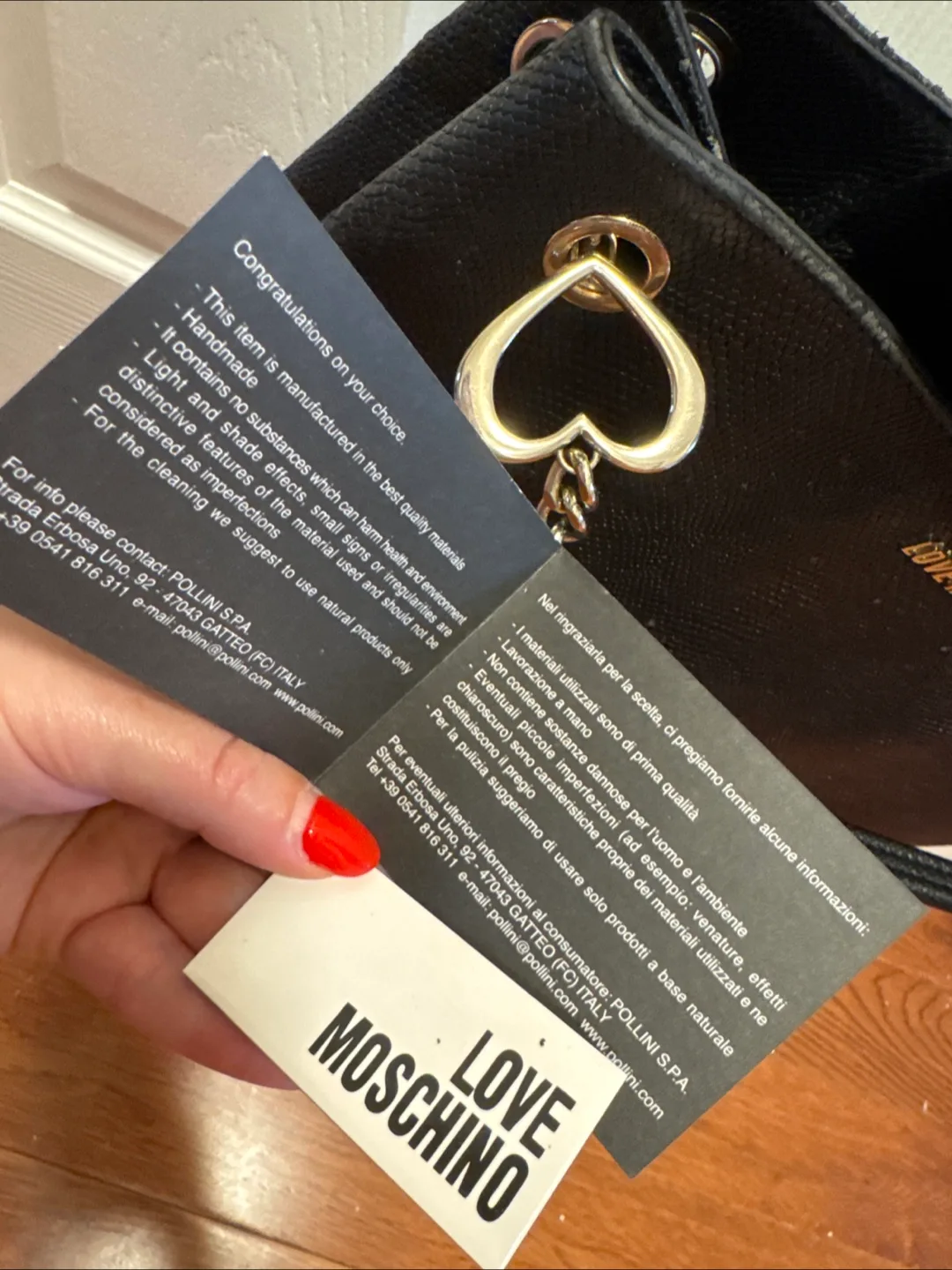 Love Moschino Black Shoulder Bag image indicator(5)