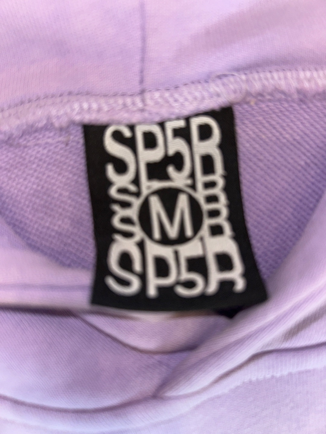 Sp5der Hoodie - Size M - Lilac - photo 2