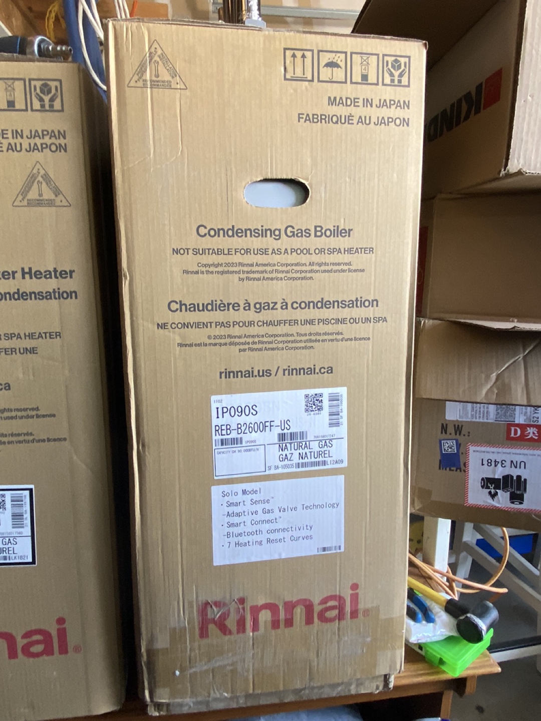 Rinnai Condensing Gas Boiler IP090S - New in Box!