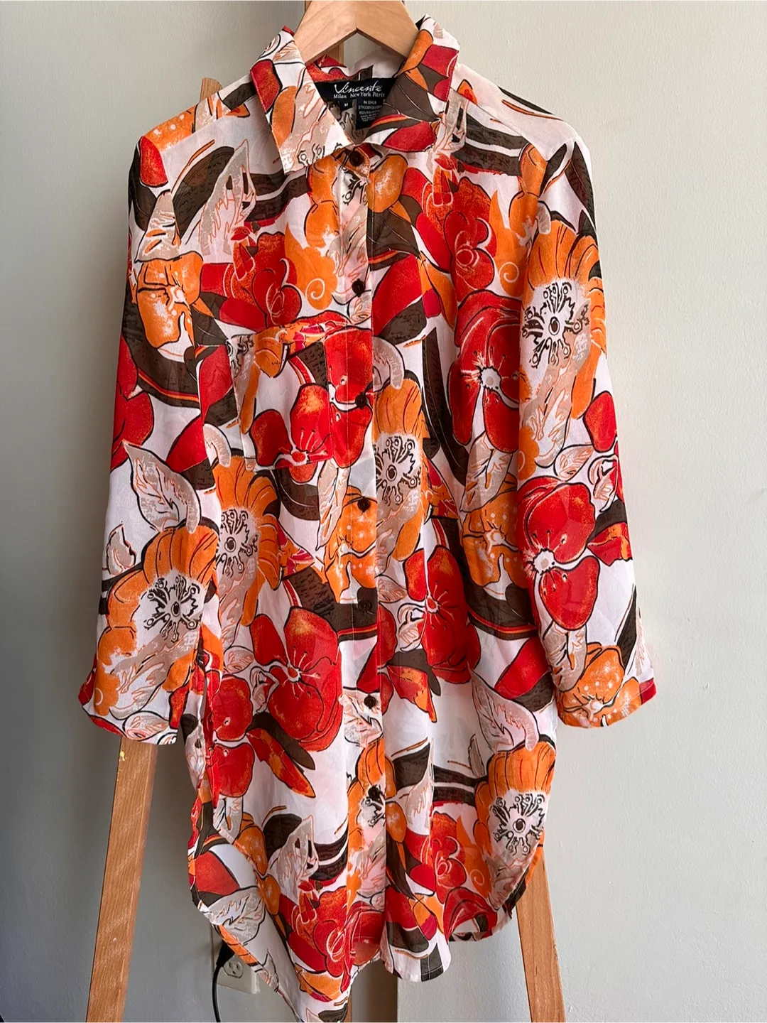 Vintage Floral Button Up thumbnail