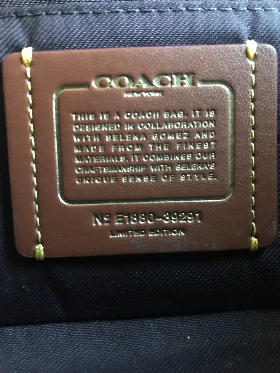 Limited Edition COACH & Selena Gomez Vanity Bag - Black/White image indicator(8)