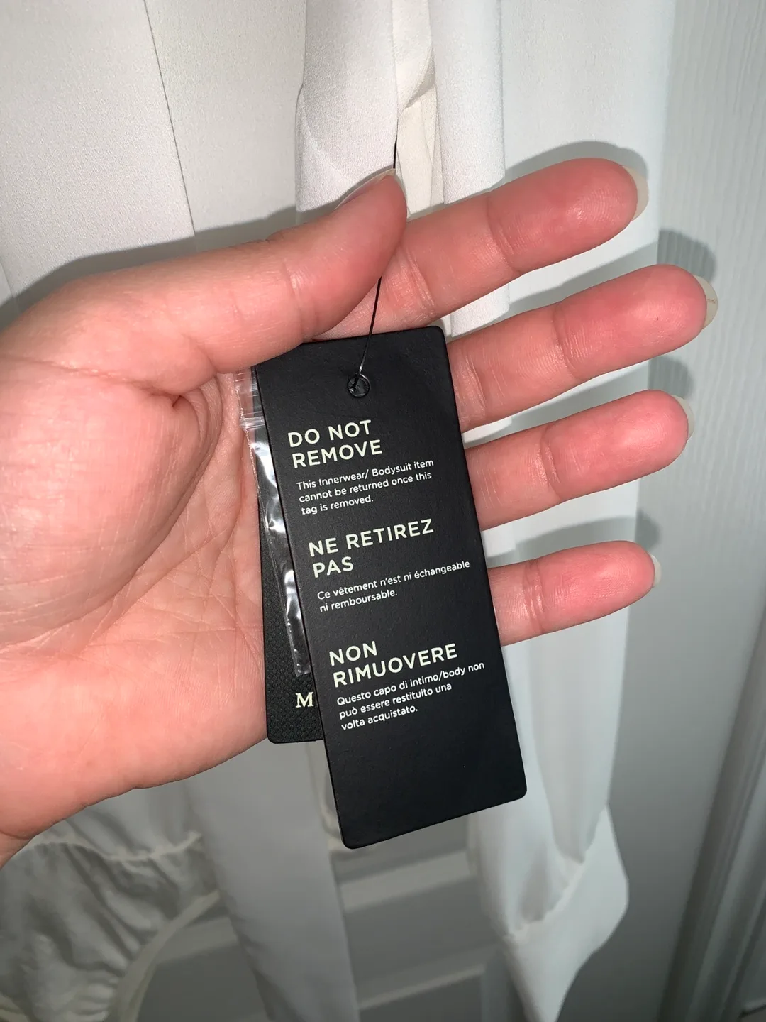 Marciano L White Long Sleeve Bodysuit image indicator(6)