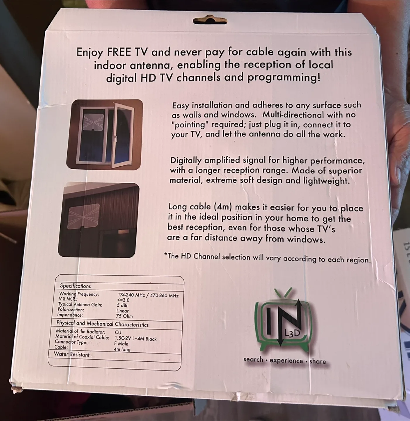 Indoor HD Digital TV Antenna image indicator(2)
