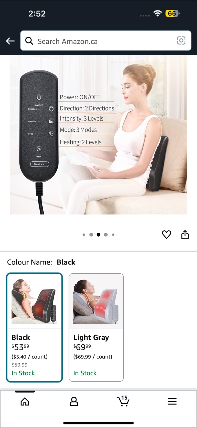 Boriwat Shiatsu Massage Pillow