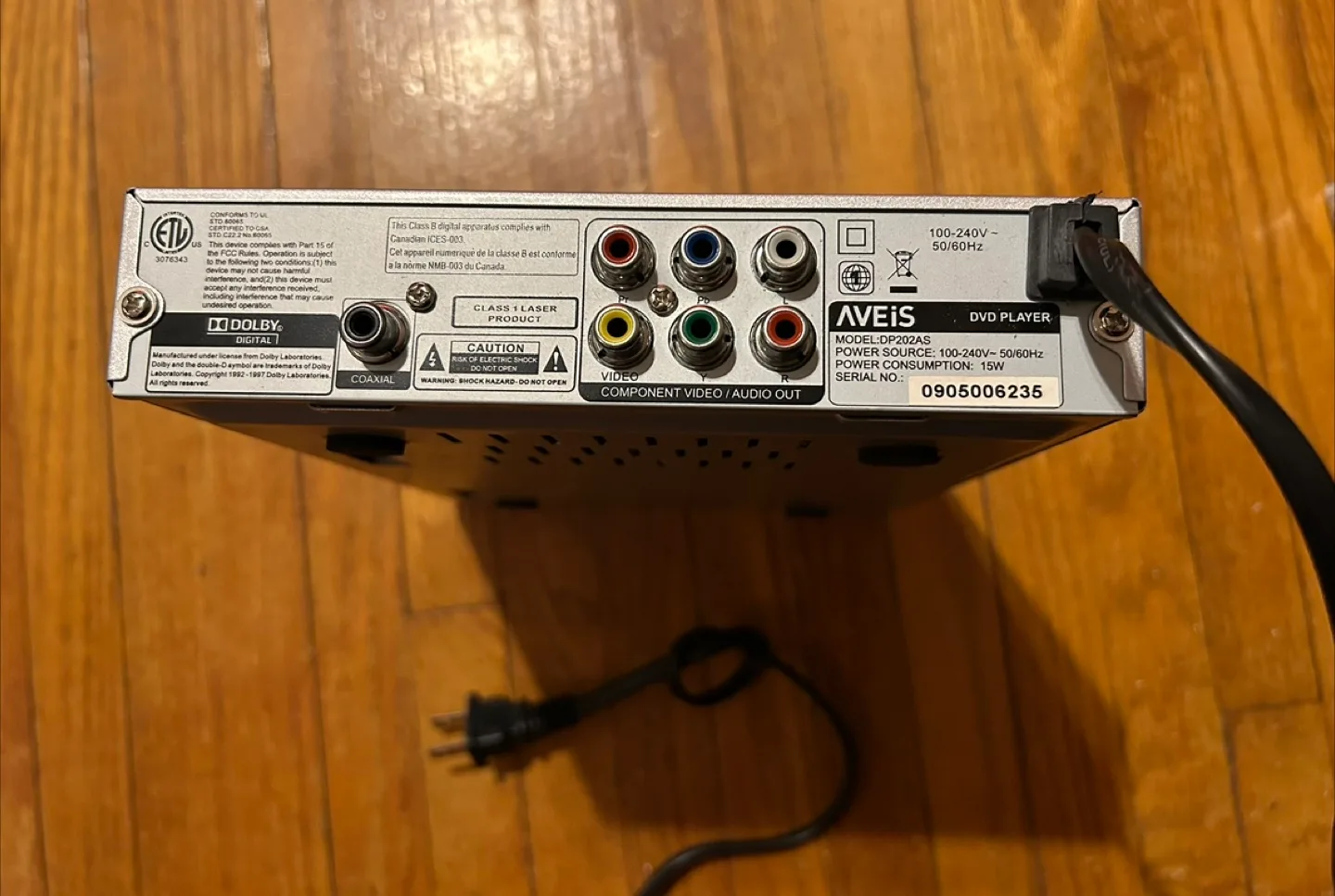 Aveis DVD Player DP20AS image indicator(4)