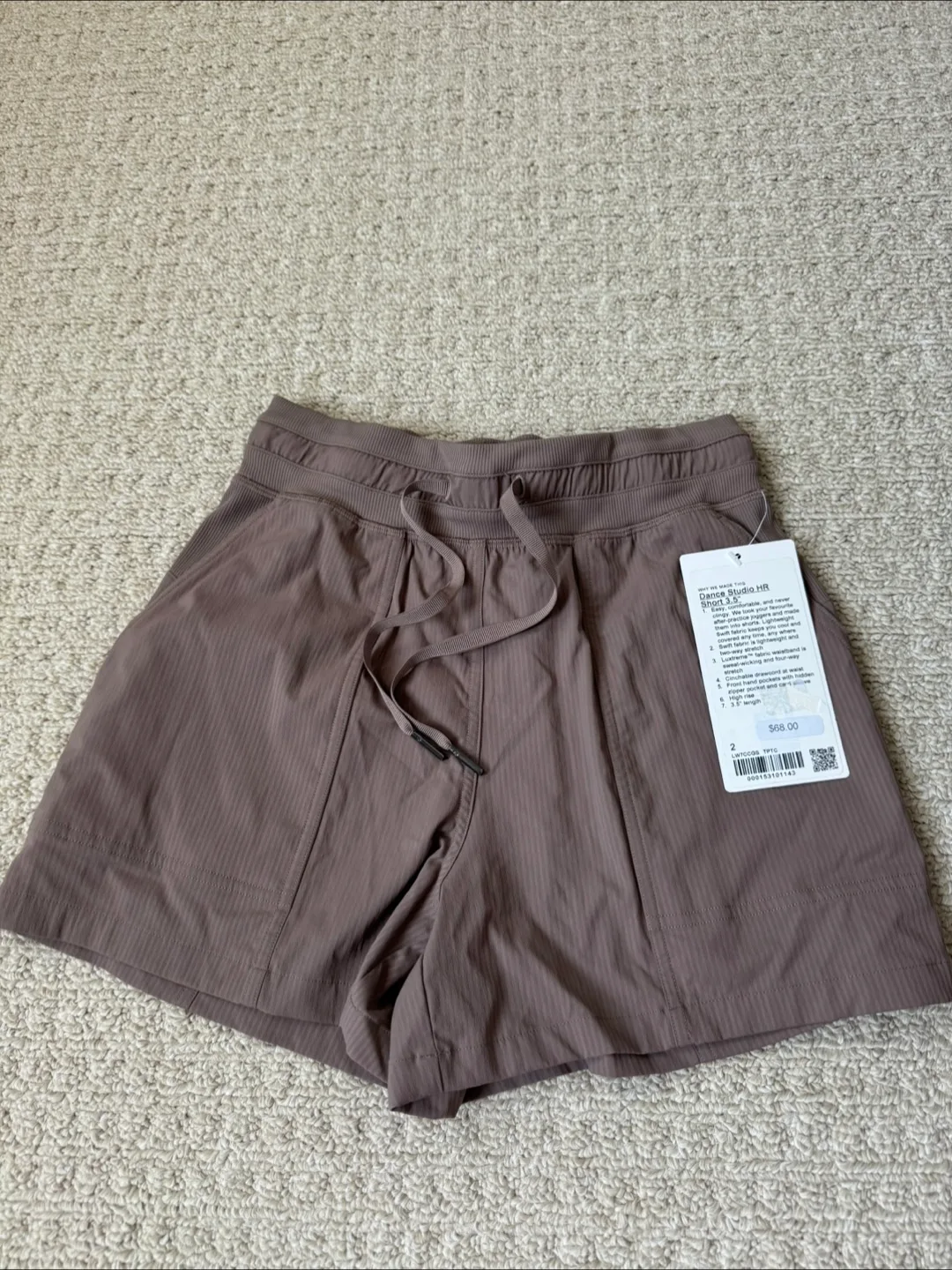 Lululemon Dance Studio HR Short nwt  3.5" Size 2 thumbnail