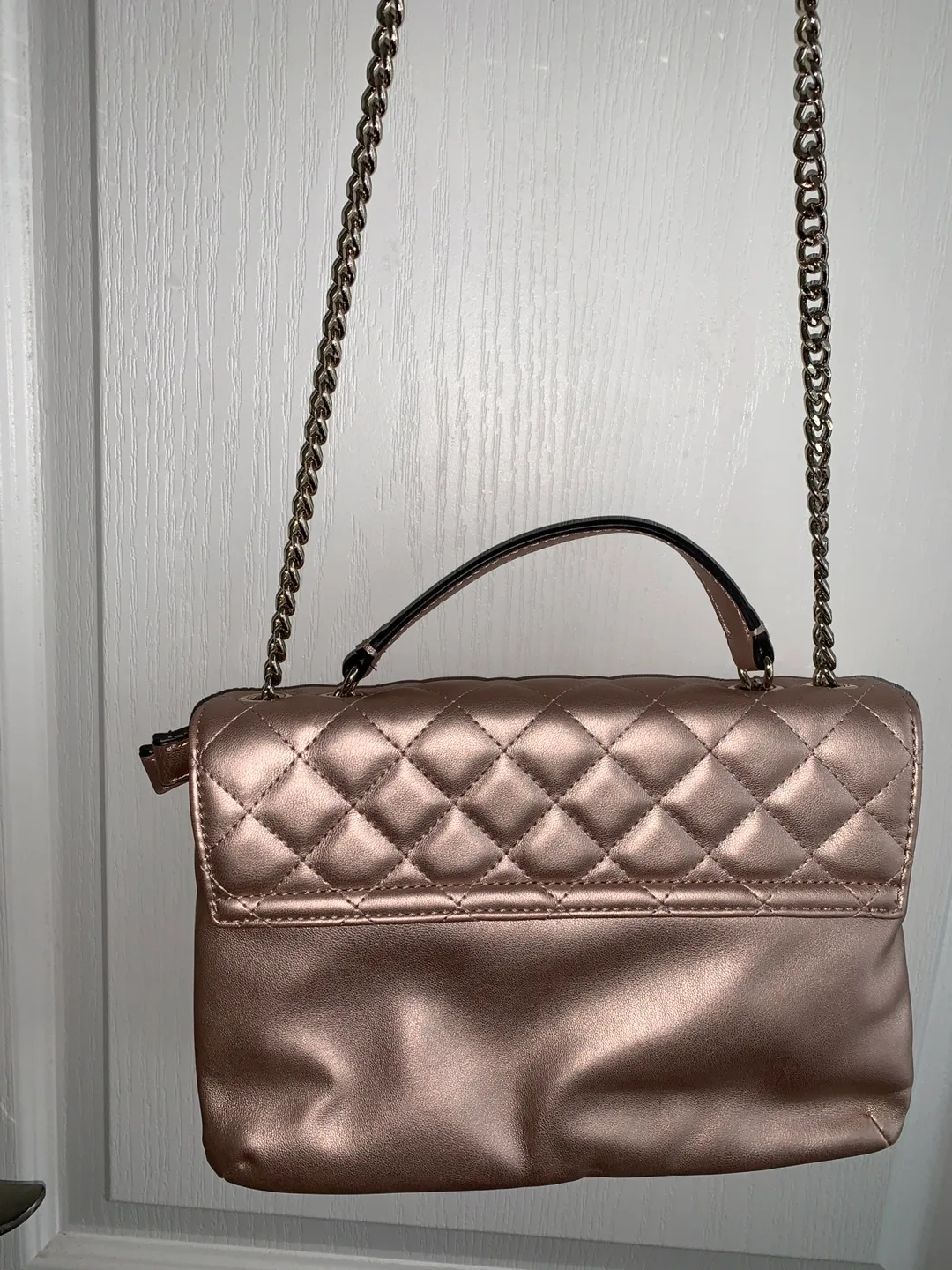 Guess Quilted Purse with Chain image indicator(3)