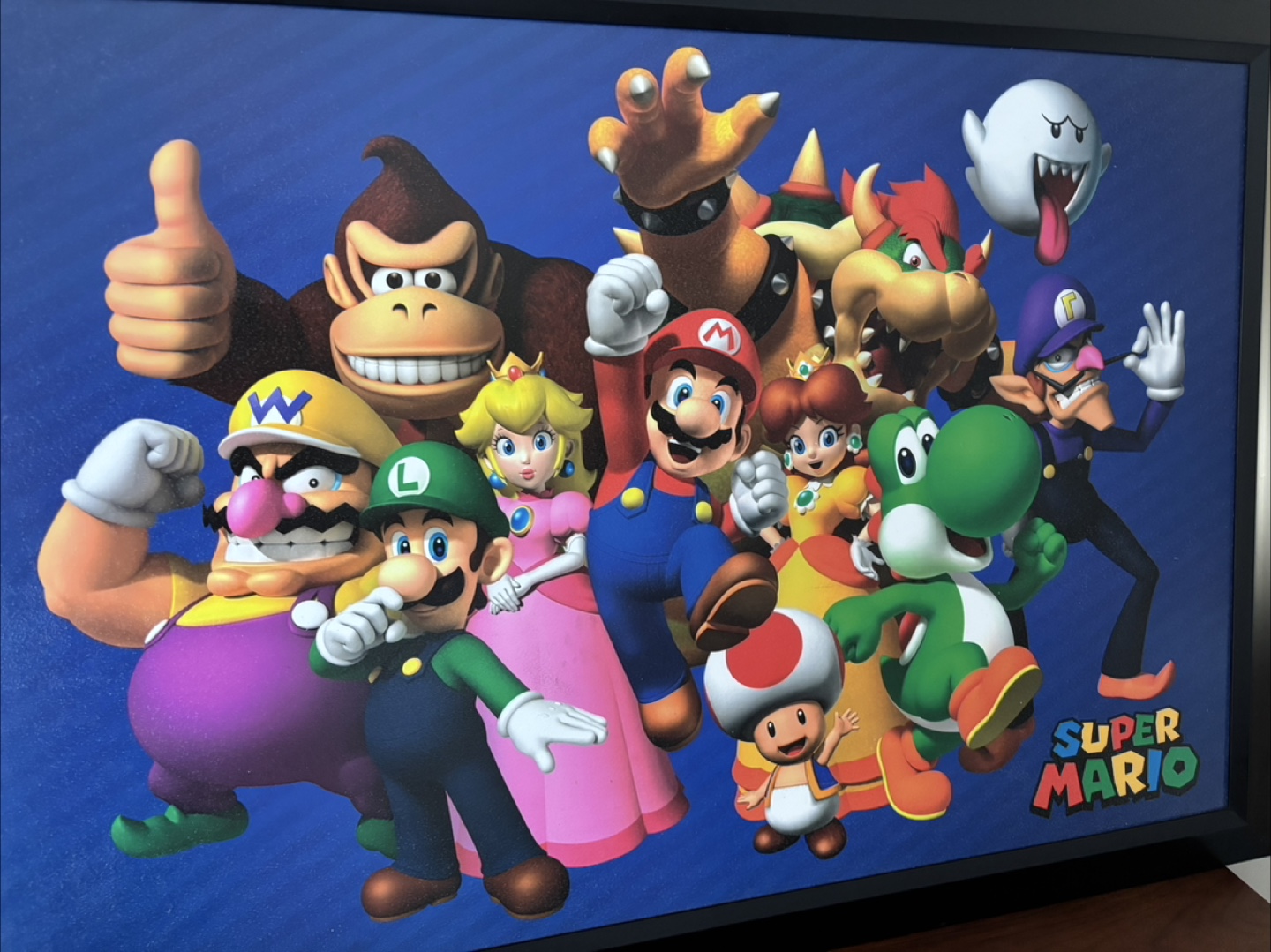 Large Super Mario Framed Picture - photo 4