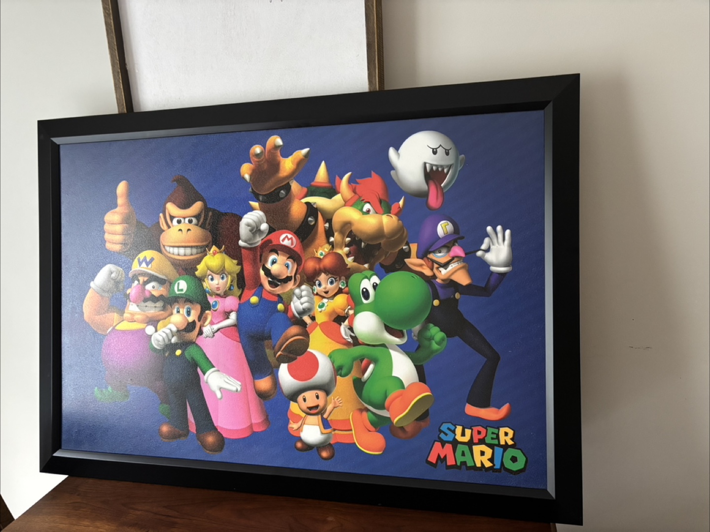 Large Super Mario Framed Picture - photo 2