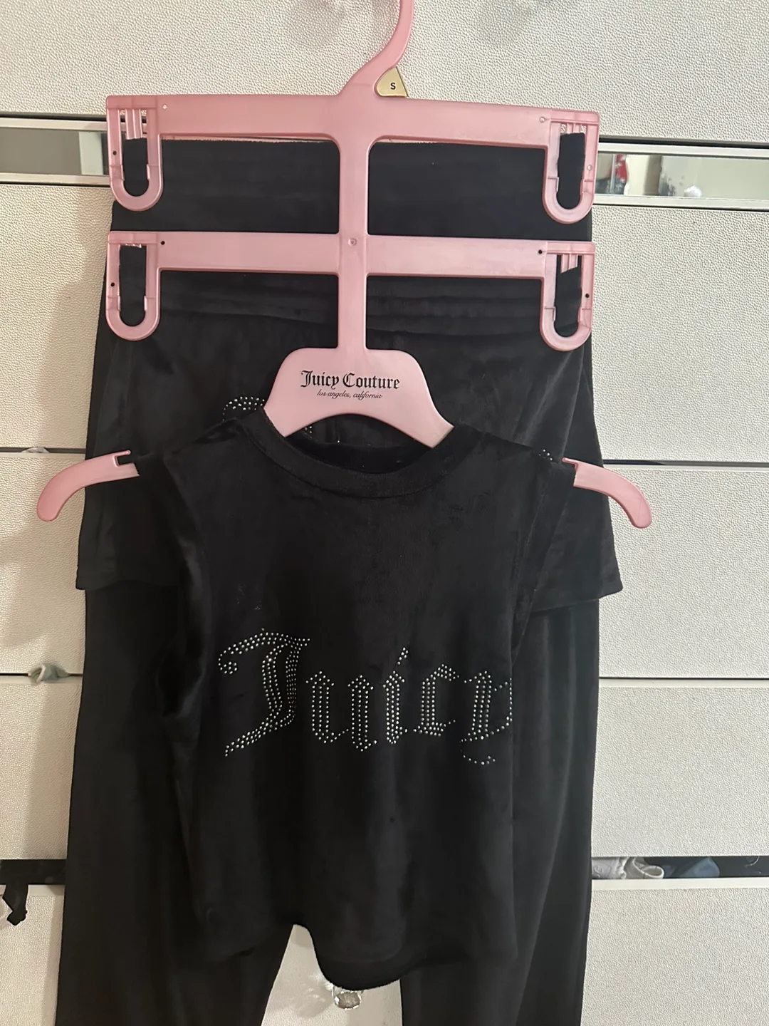 Juicy Couture Black 3-Piece Pajama Set - Size S thumbnail