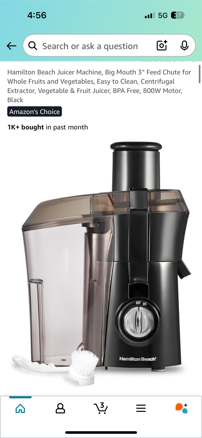 Hamilton Beach Juicer Machine - Black - photo 2