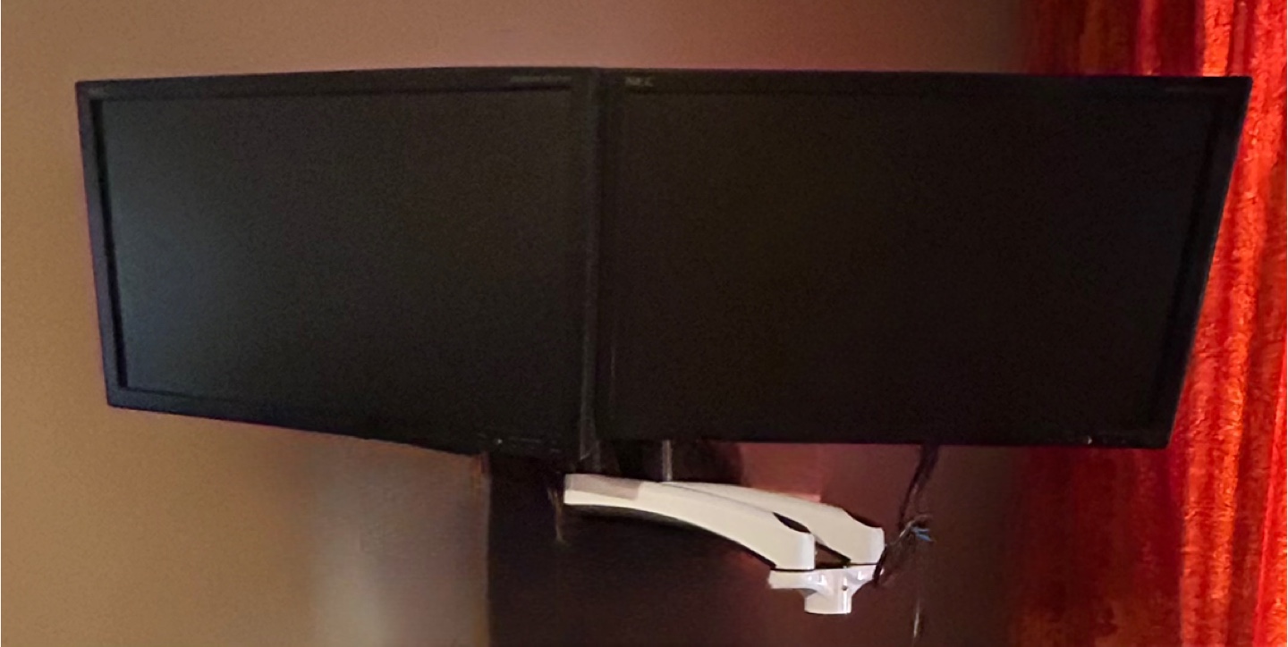 Dual Monitor Screens - NEC MultiSync EA232WMi-BK 23" Monitor - photo 2