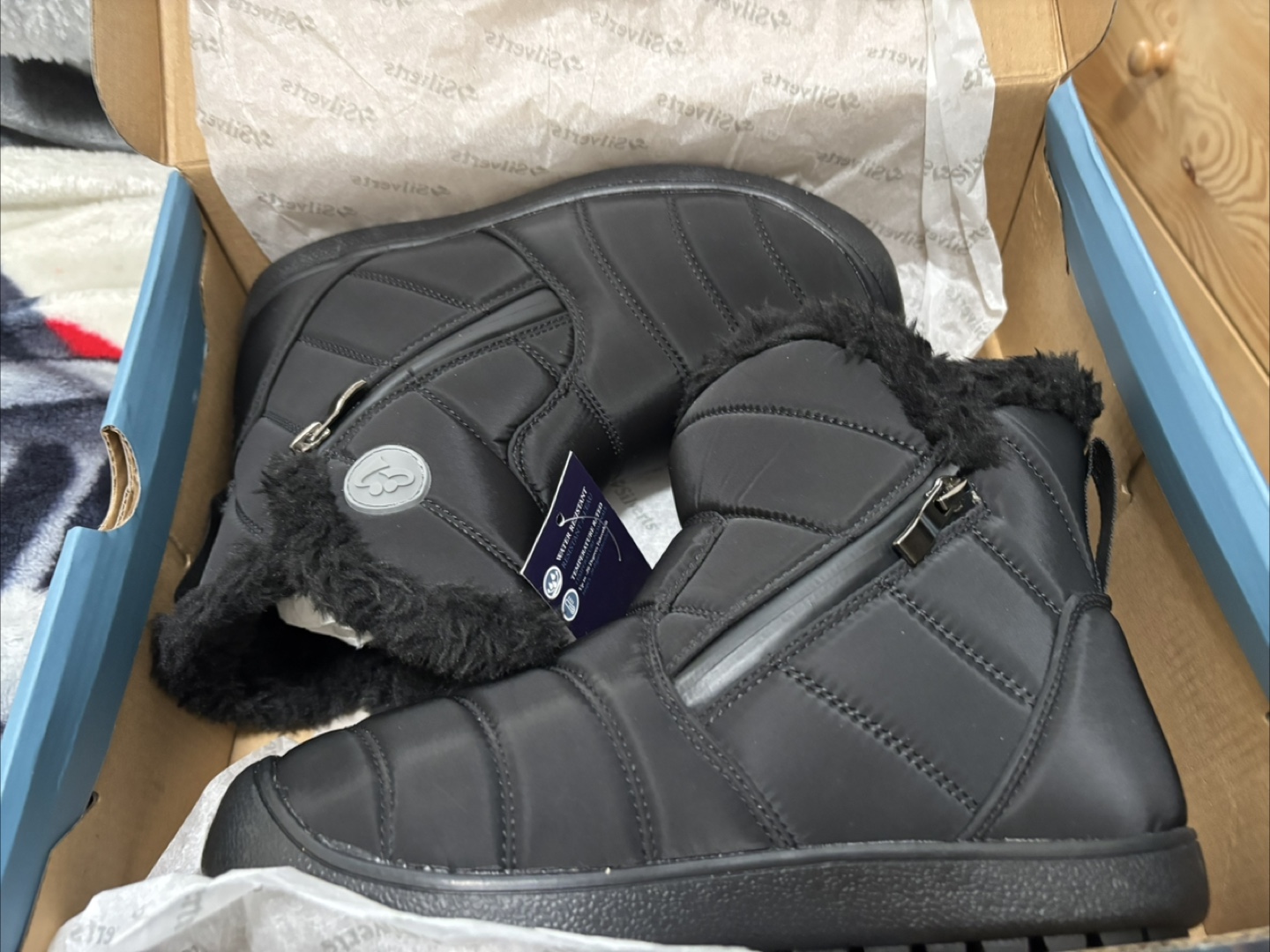 Silverts Black Winter Boots -
