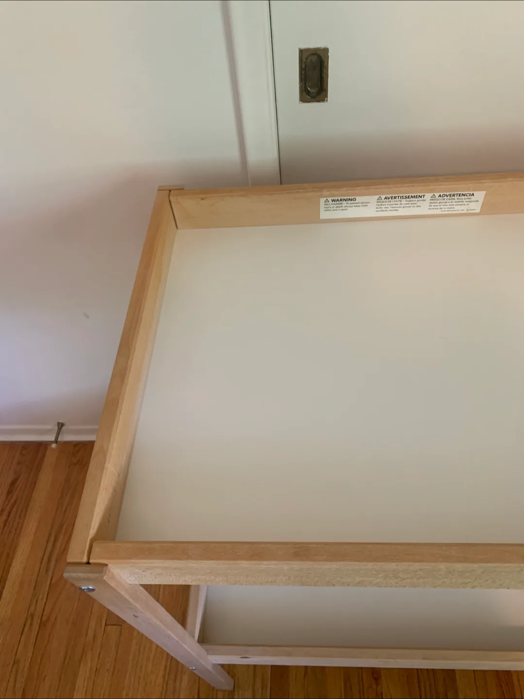 IKEA SNIGLAR Changing Table - Birch/White image indicator(2)