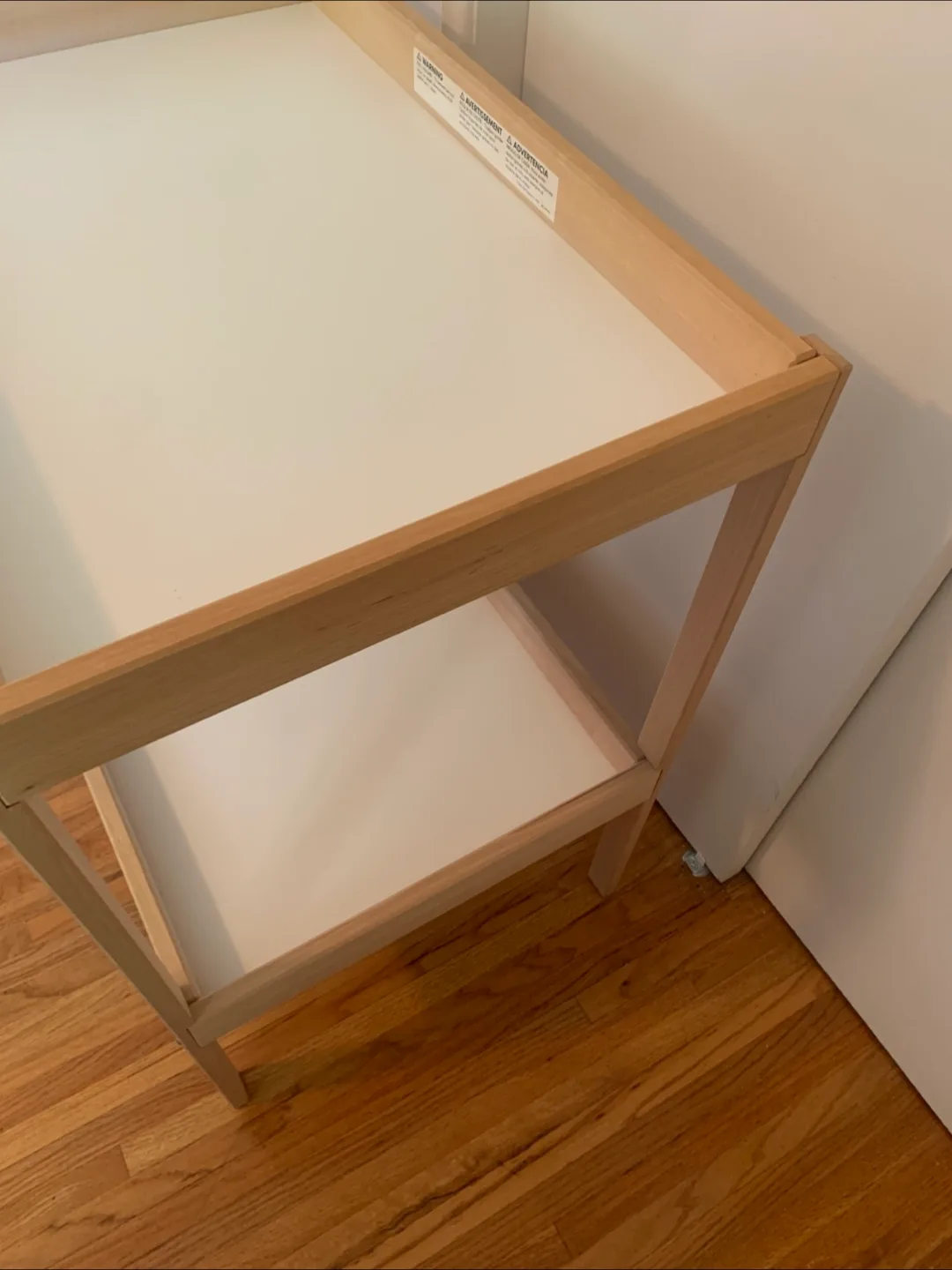 IKEA SNIGLAR Changing Table - Birch/White image indicator(5)