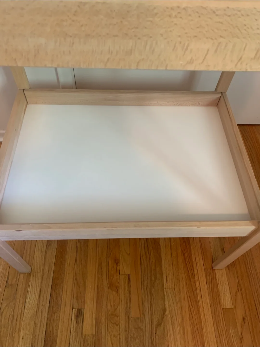 IKEA SNIGLAR Changing Table - Birch/White image indicator(3)