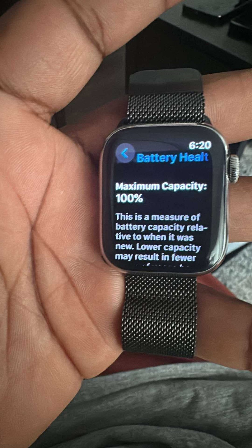 Apple Watch with Milanese Loop Band