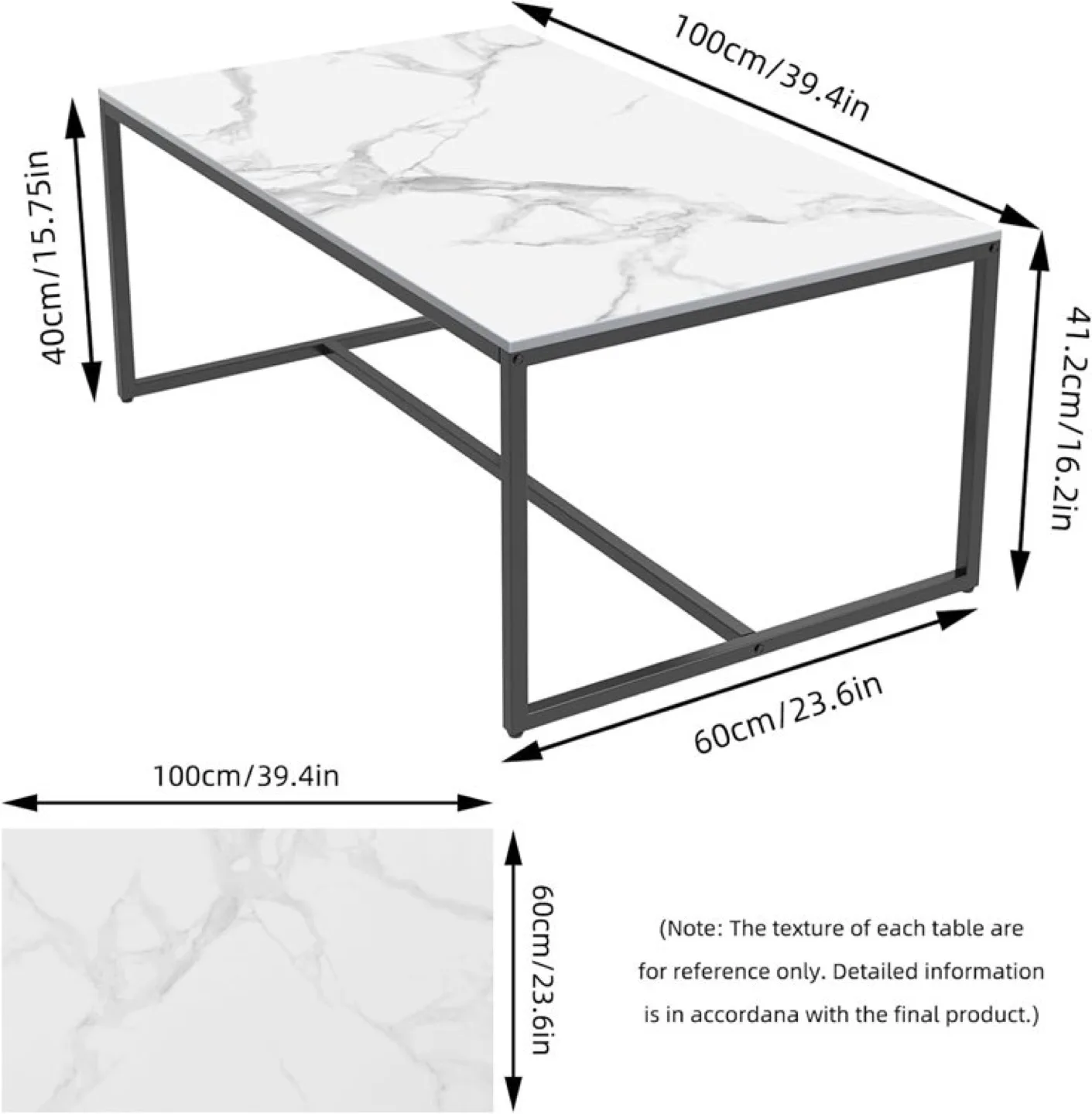 Brand New Sintered Stone  Coffee Table image indicator(2)