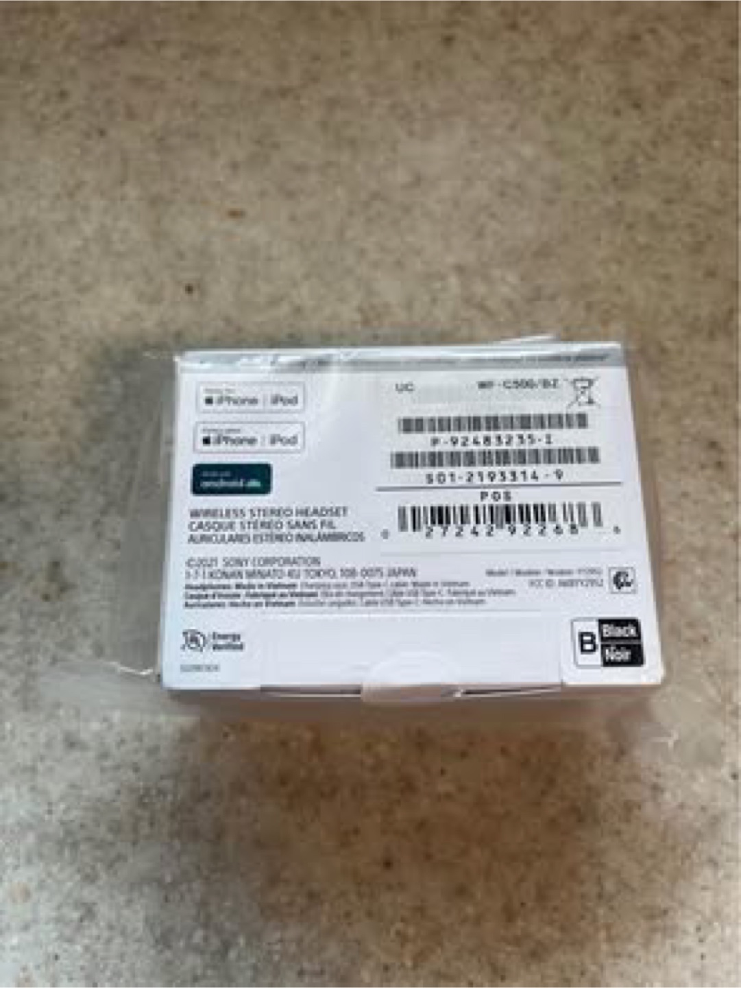 New Sony WF-C500 Wireless Earbuds - Black