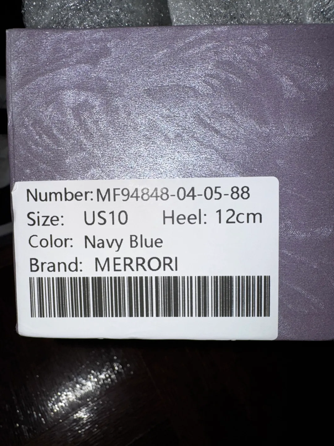 MERRORI Navy Blue Heels - US 10 image indicator(5)