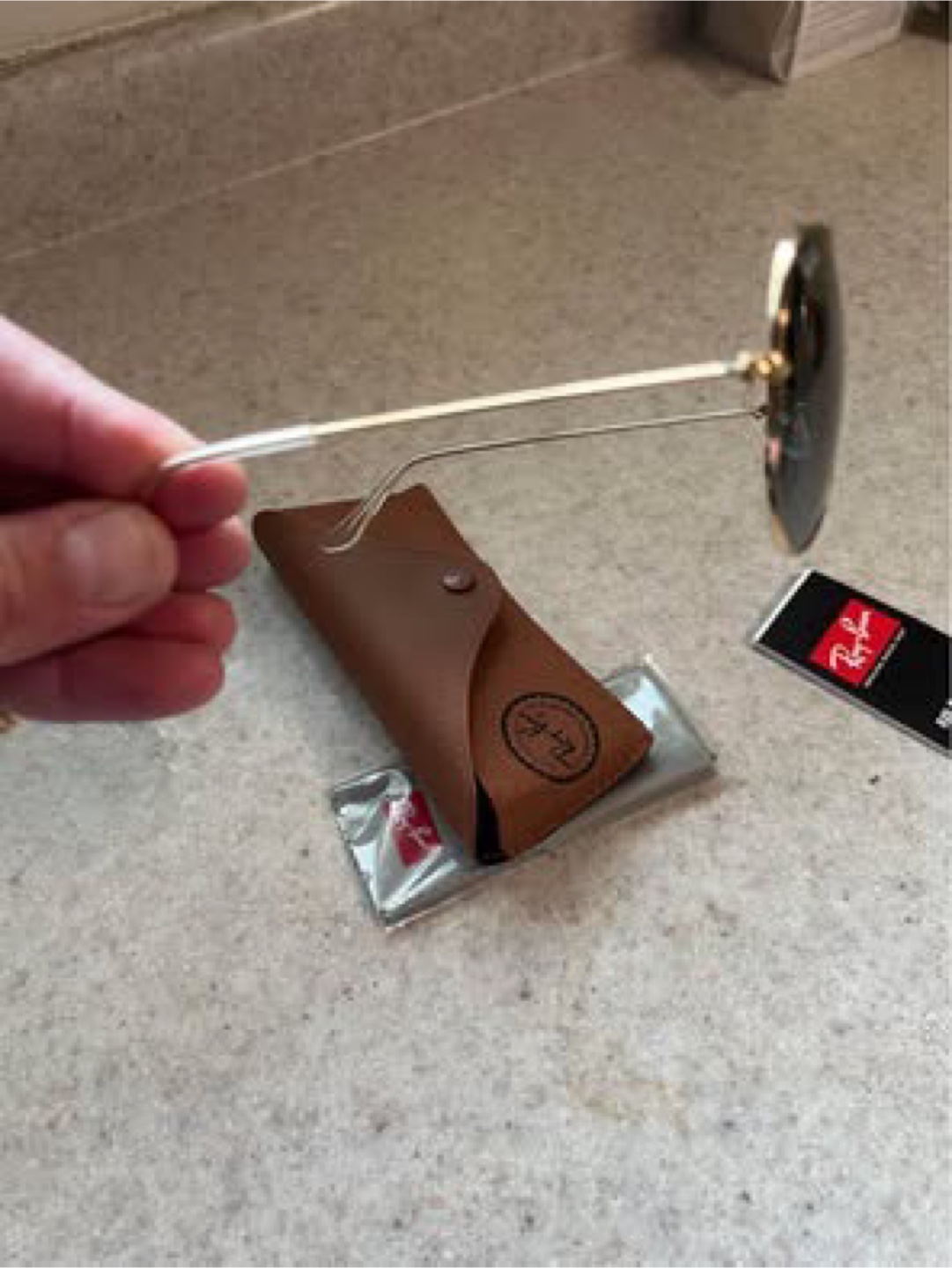 Ray-Ban Aviator Sunglasses with Case