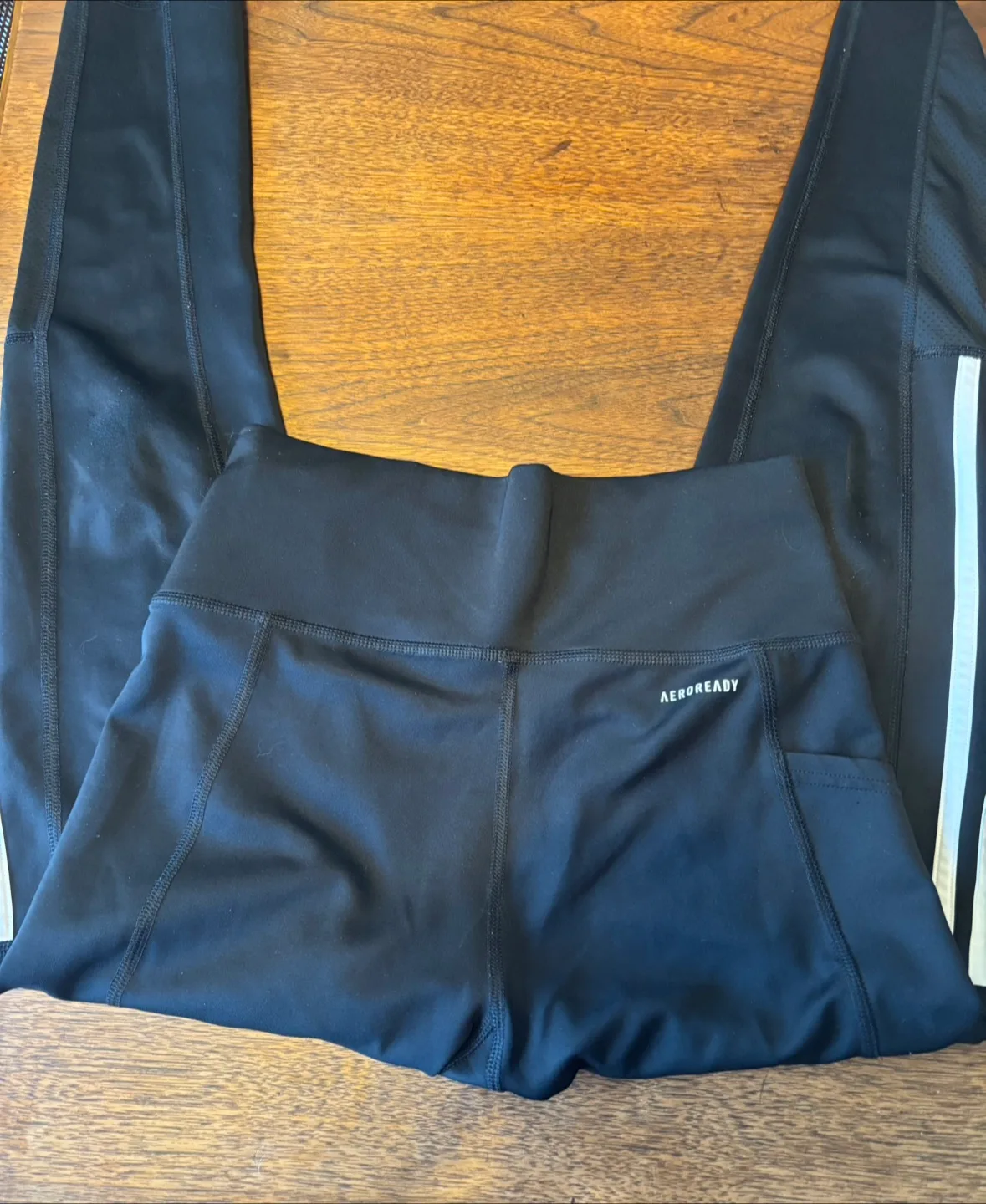Adidas AEROREADY Primegreen Black Leggings - Size S image indicator(4)