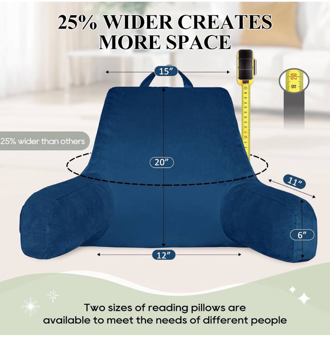 Like new! Back rest/ reading pillow - photo 4