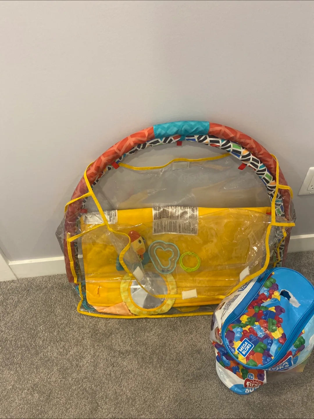 Baby Potty, Play Mat, Bath Seat, and Mega Bloks image indicator(4)