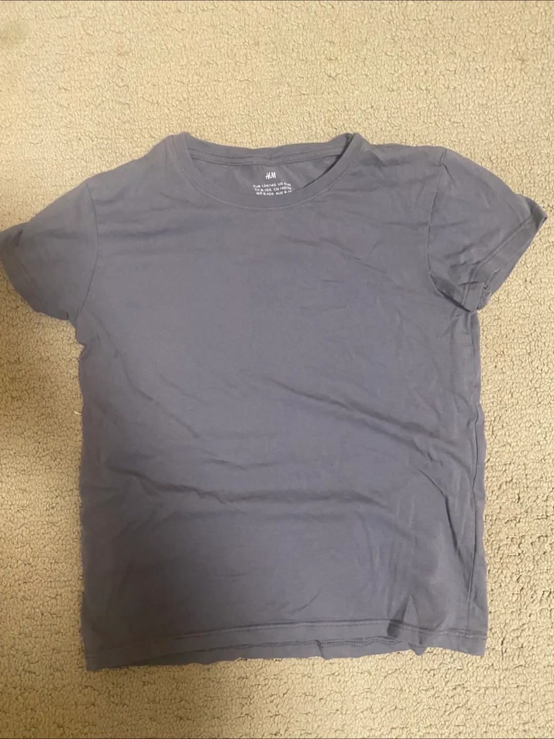 H&M Grey Tshirt - XS Women’s / Kids 8-10A thumbnail