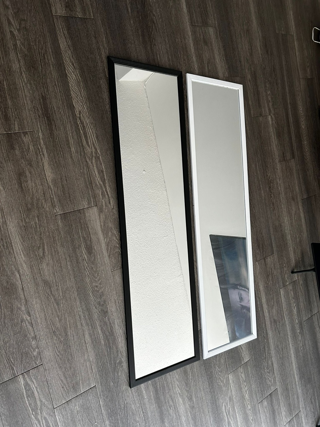 Two Framed Mirrors - Black & White