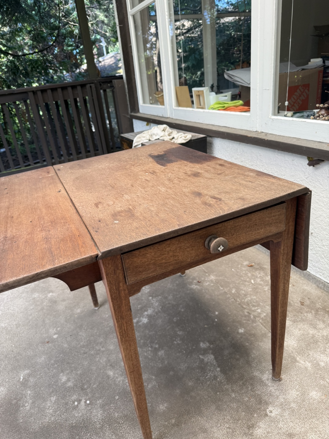 Vintage Drop Leaf Table - photo 3