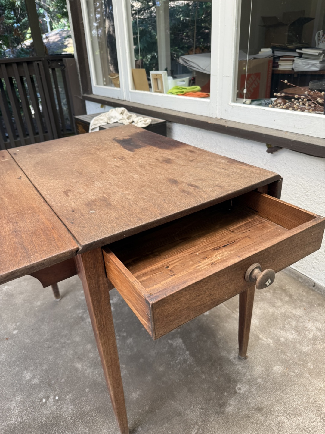 Vintage Drop Leaf Table - photo 4