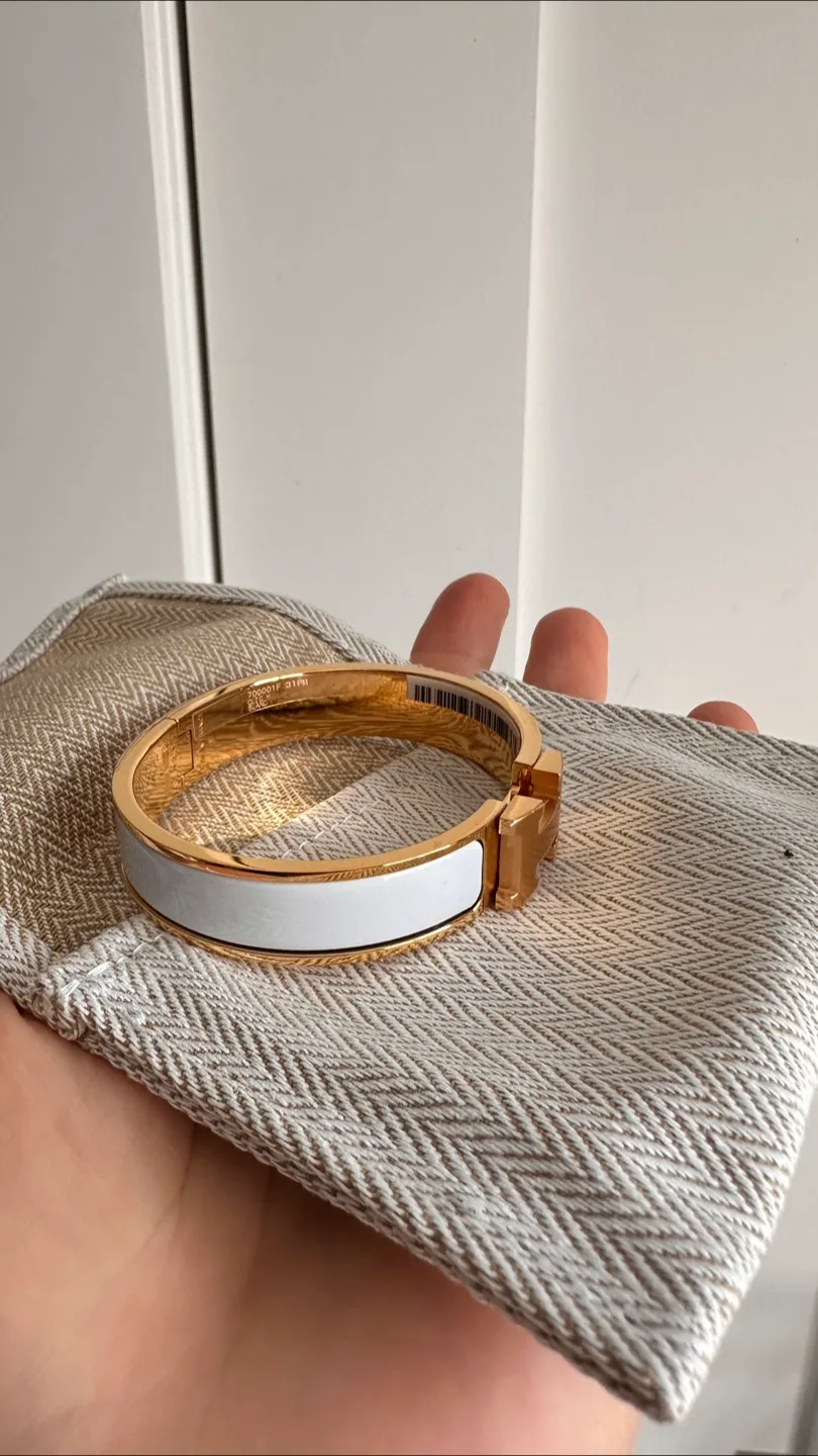 Hermes Clic H PM Bracelet - Blanc image indicator(2)