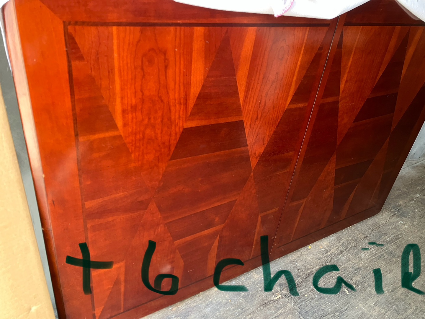 Dining Table and 6 Chairs - Wood