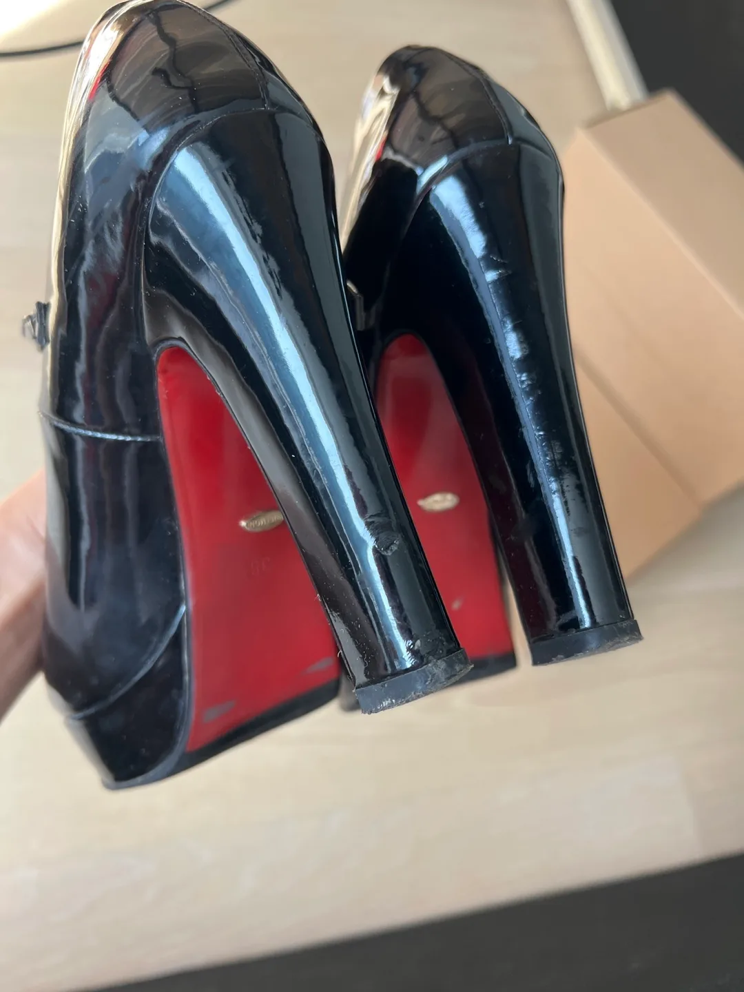Black Heels - Size 38 US 7.5 image indicator(4)