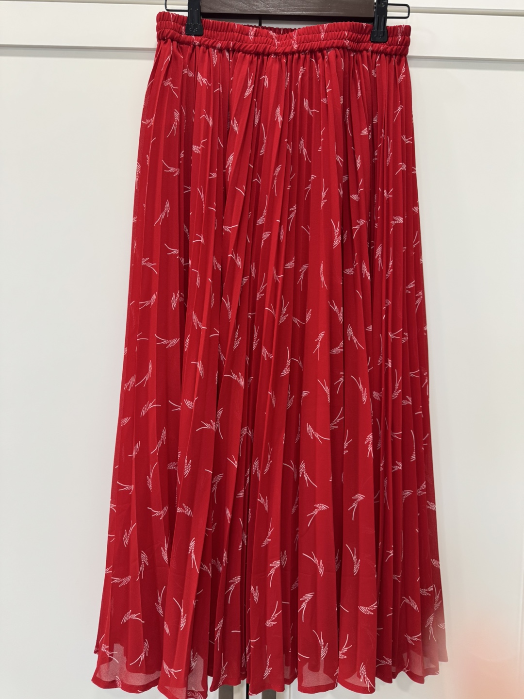 Michael Kors Pleated Skirt - Red, XS